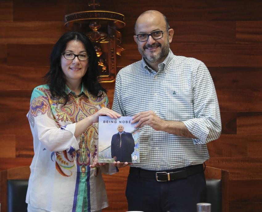UdeG firma convenio con la Cumbre Mundial de Premios Nobel de la Paz