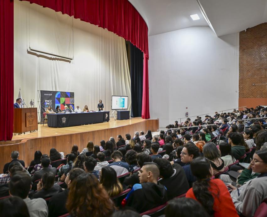 Reflexionan sobre derechos humanos estudiantiles en la Preparatoria 5
