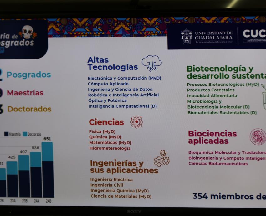 Invita CUCEI a feria de posgrados