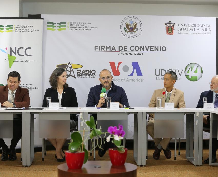 Transmitirán Canal 44 y Radio Universidad contenidos de la Voz de América de EUA