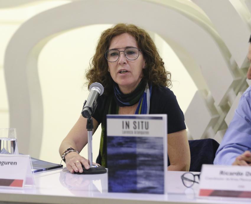 Lorenza Aranguren presenta Catálogo de exposición “In situ” en el MUSA