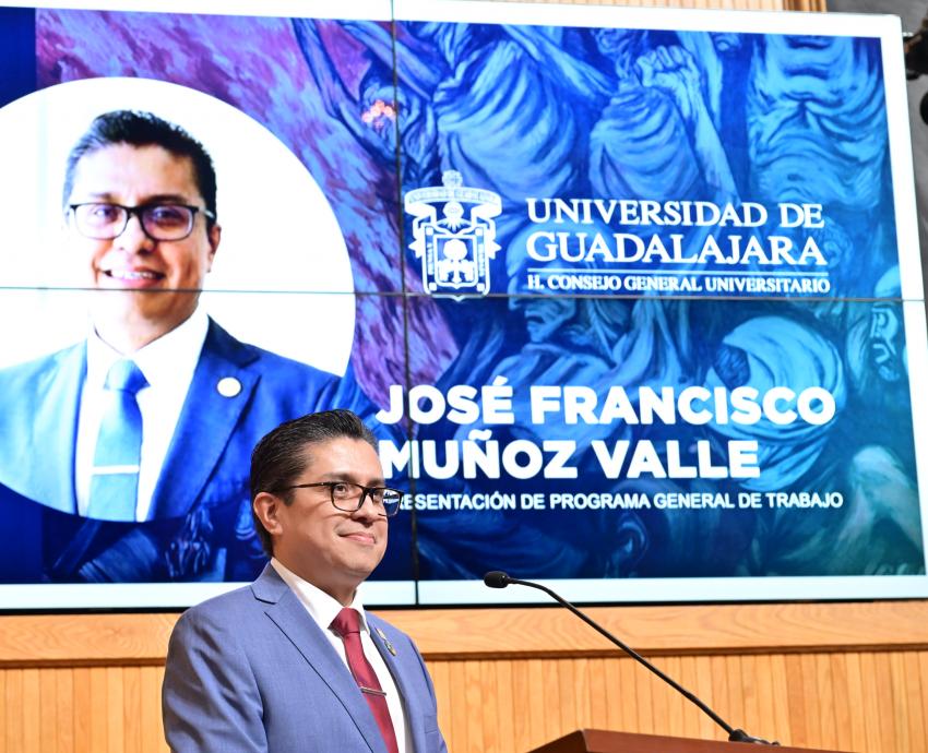 Expone doctor José Francisco Muñoz Valle plan de trabajo ante el CGU