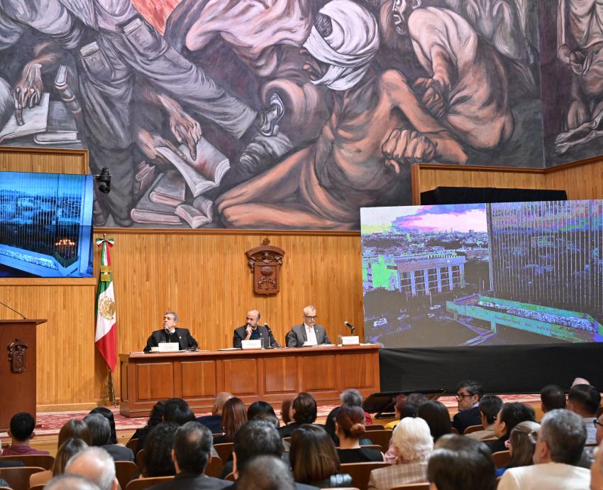 Expone su plan de trabajo la maestra Karla Planter Pérez ante el CGU