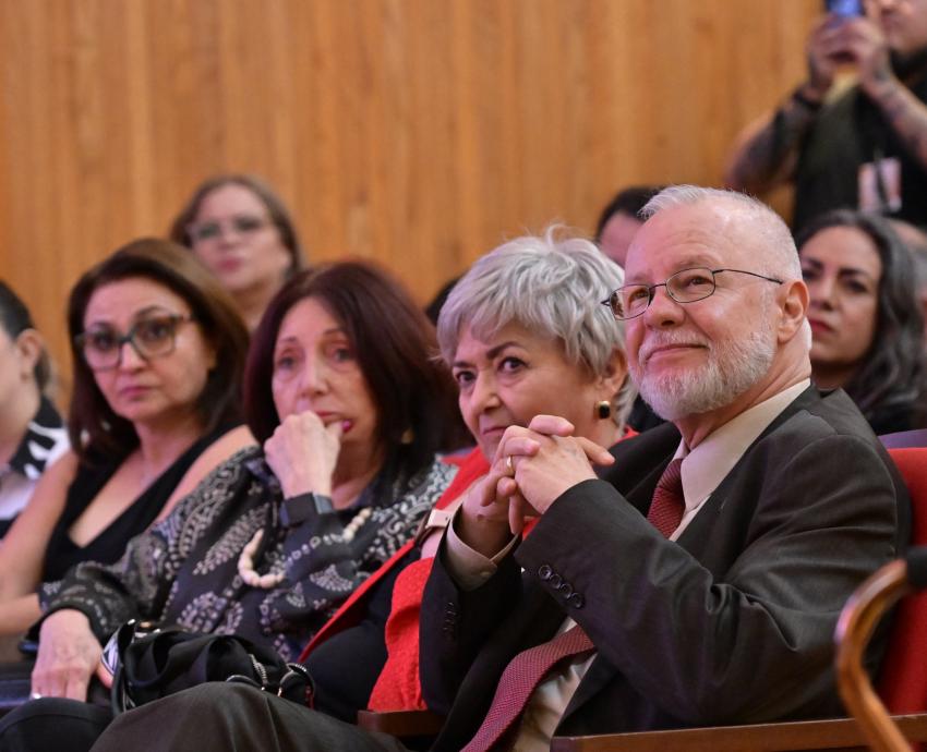 Expone su plan de trabajo la maestra Karla Planter Pérez ante el CGU