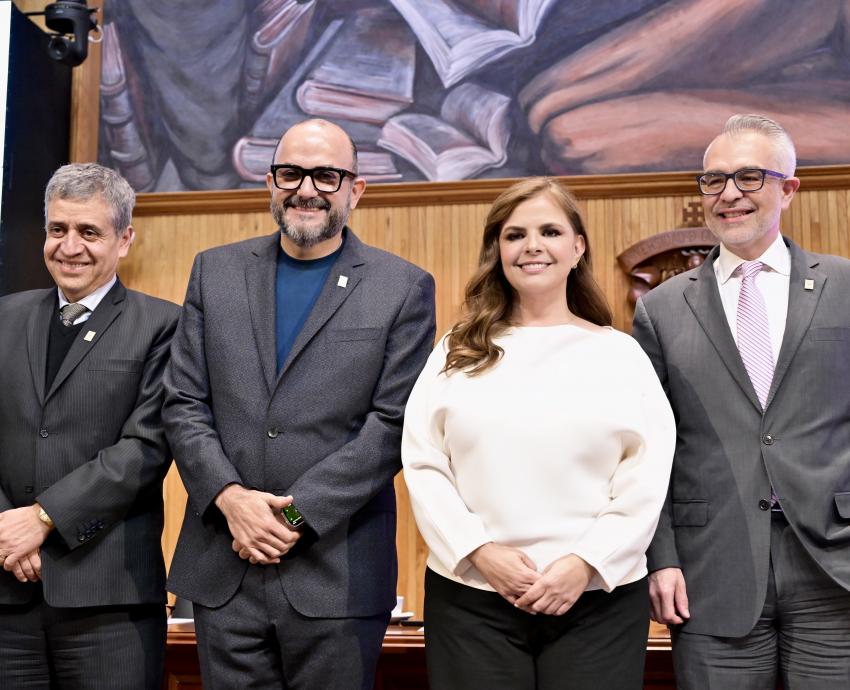 Expone su plan de trabajo la maestra Karla Planter Pérez ante el CGU
