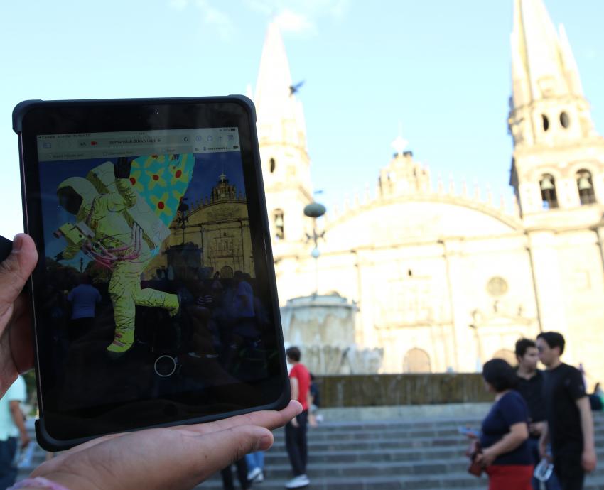 Estudiantes visten Catedral de Guadalajara con Realidad Aumentada