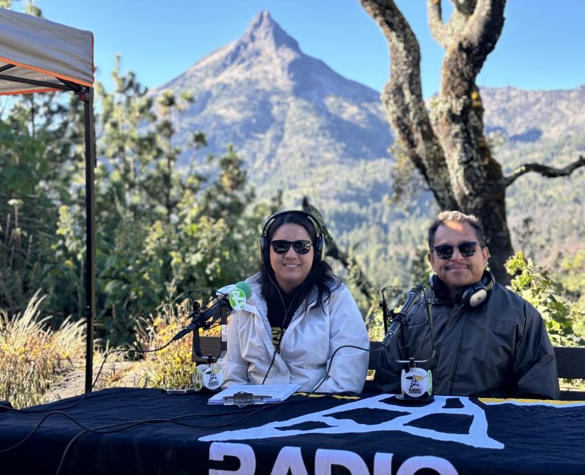 Histórica transmisión de Radio UdeG desde el Nevado de Colima