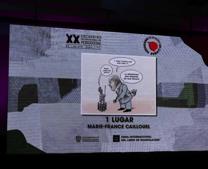 Marie-France, ganadora del Segundo Concurso de Cartón Universitario 