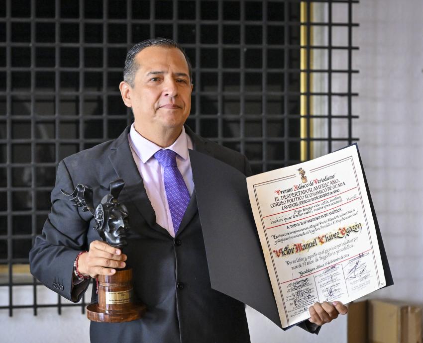 Reconocen a los ganadores del Premio Jalisco de Periodismo 2024