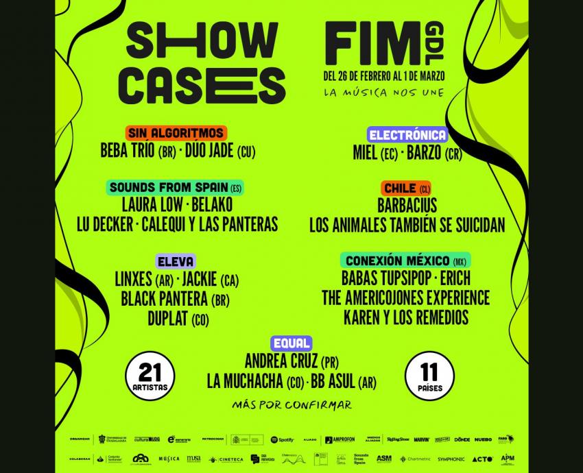 ¡Listos los showcases de FIM GDL 2025!