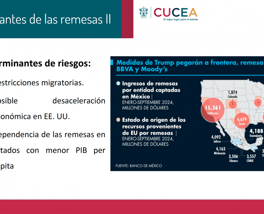 Economistas prevén caída de remesas para este 2025