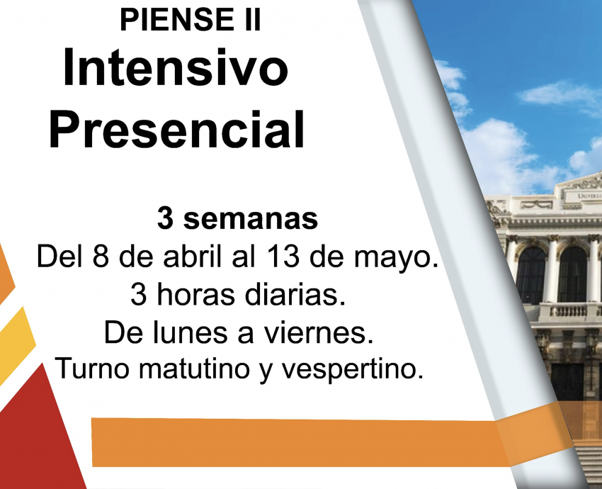 Abren convocatoria para cursos de preparación para examen de admisión 2025-B