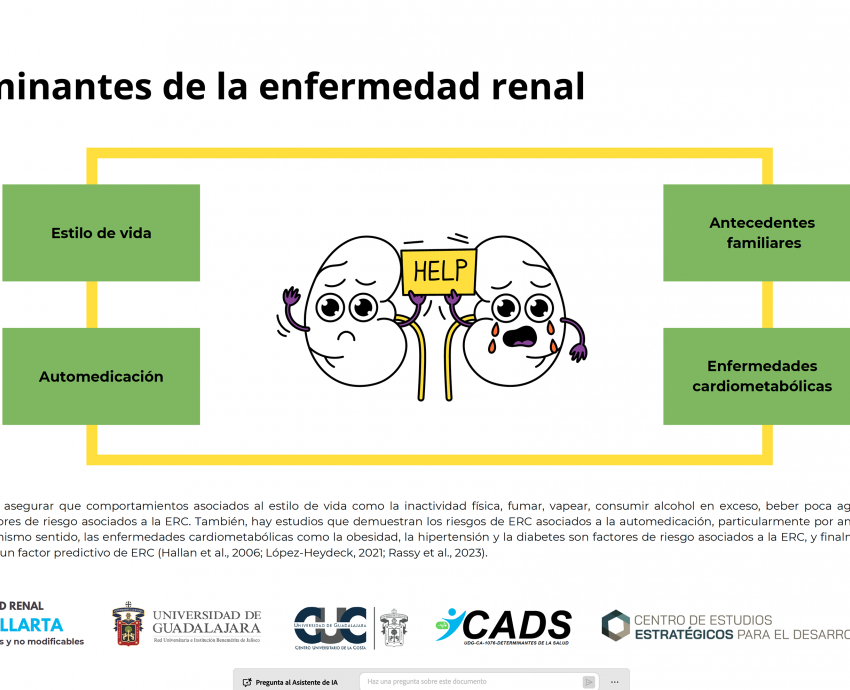 Detectan en Puerto Vallarta factores de riesgo de enfermedad renal en su población