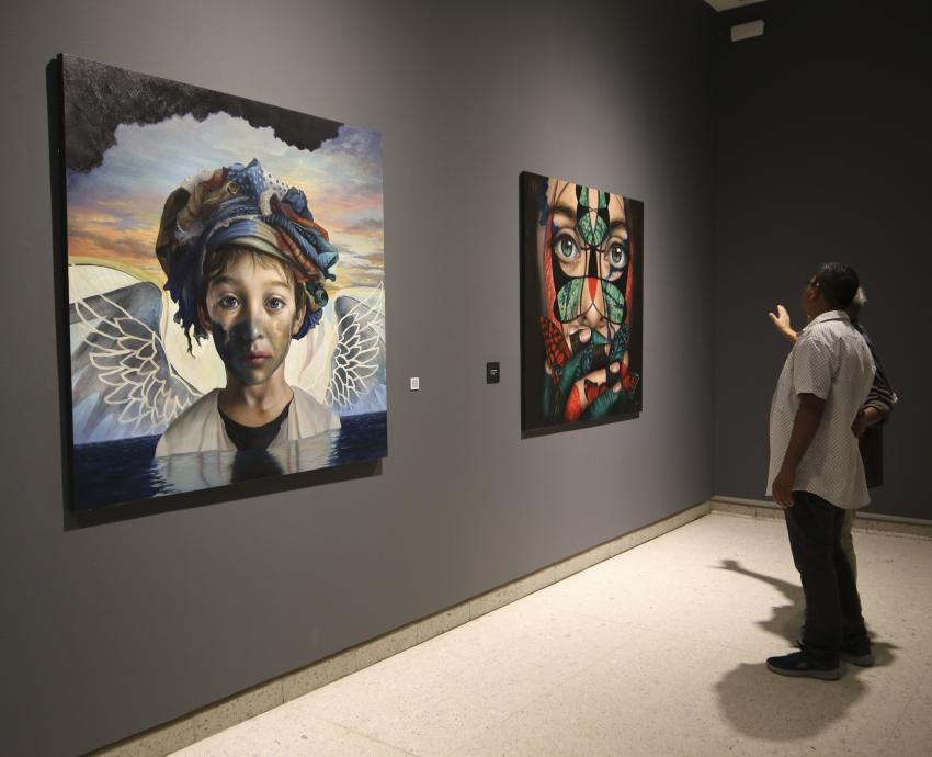 Inauguran “Delirios abisales”, el hiperrealismo de Ermilo Espinosa en el MUSA