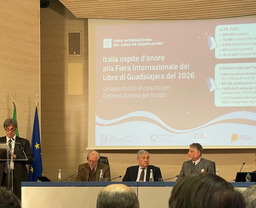 Italia será país Invitado de Honor de la FIL Guadalajara en 2026