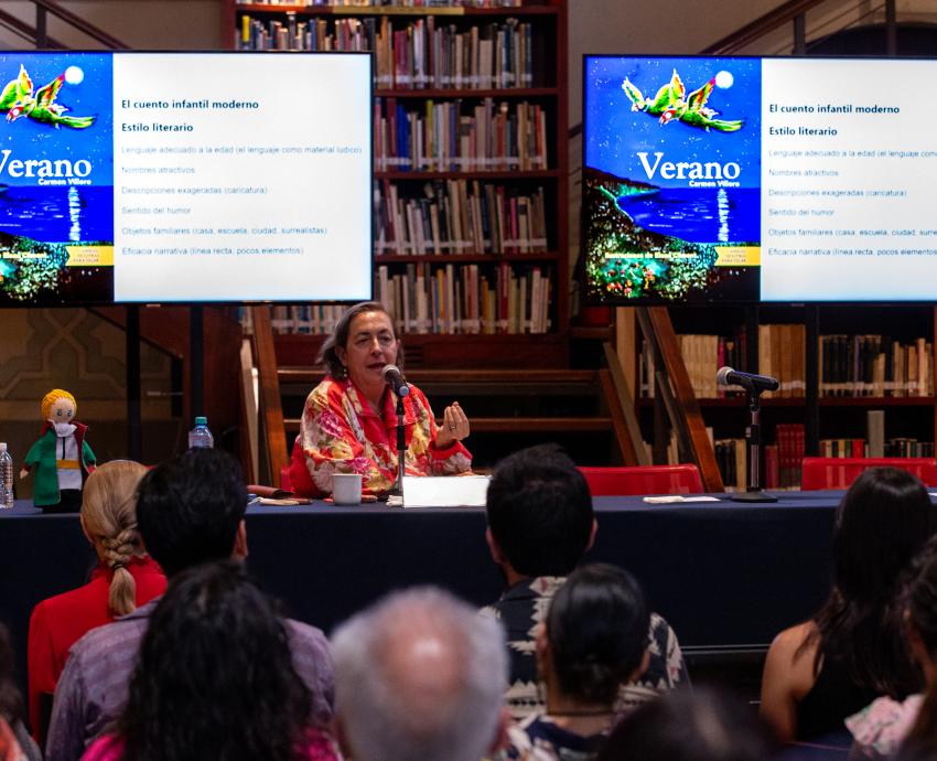 Los cuentos infantiles, una herramienta para la paz: Carmen Villoro
