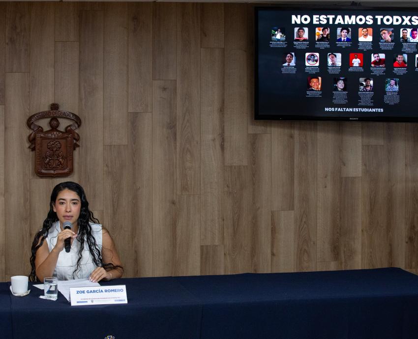 FEU se manifestará en Palacio de Gobierno por estudiantes desaparecidos 