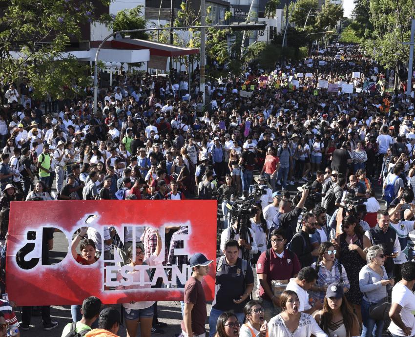 FEU se manifestará en Palacio de Gobierno por estudiantes desaparecidos 