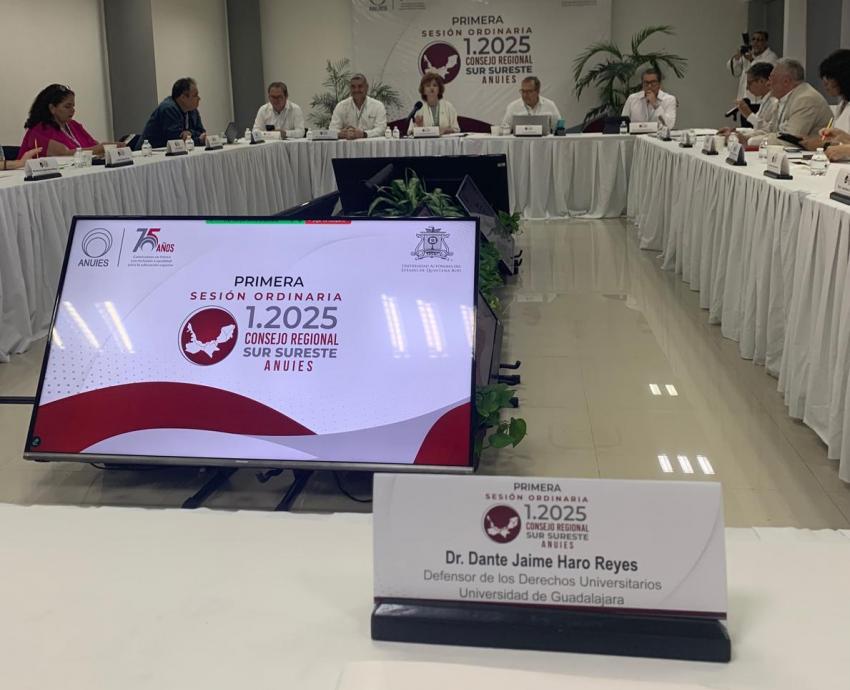 Plantea UdeG modelo de mediación universitaria en reunión de ANUIES