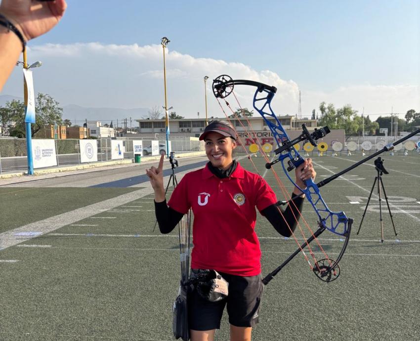 Destaca talento universitario en Campeonato Nacional de Tiro con Arco