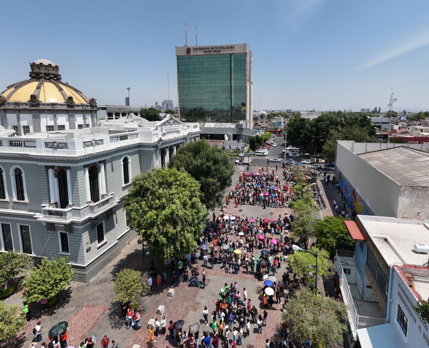 Participan más de 349 mil miembros de la Red Universitaria en simulacro nacional 