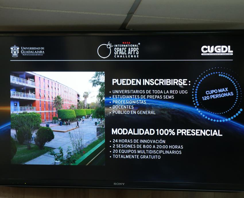CUGDL será sede del Hackatón “NASA Space Apps Challenge 2025”