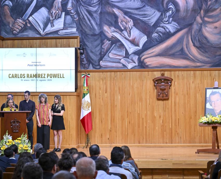 Recuerda UdeG el legado de Carlos Ramírez Powell