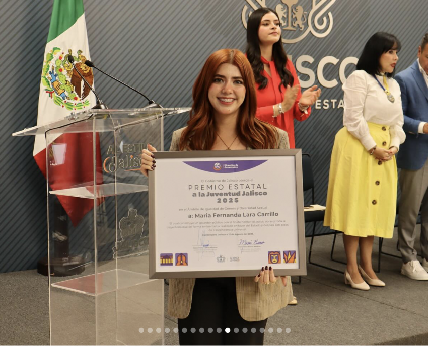 Universitarias y universitarios ganan Premio Estatal de la Juventud 2025