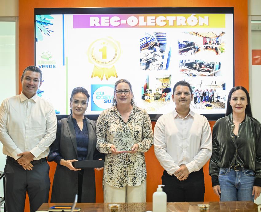 Reconocen compromiso de centros universitarios y preparatorias en el REC-OLECTRÓN 2025 