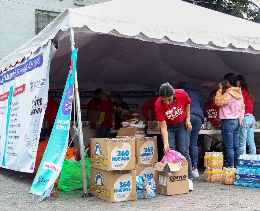 Abre UdeG centros de acopio para damnificados por lluvias