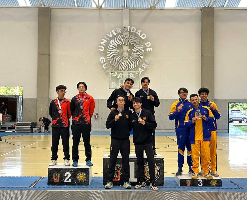 Domina UdeG Campeonato Nacional Universitario de Esgrima
