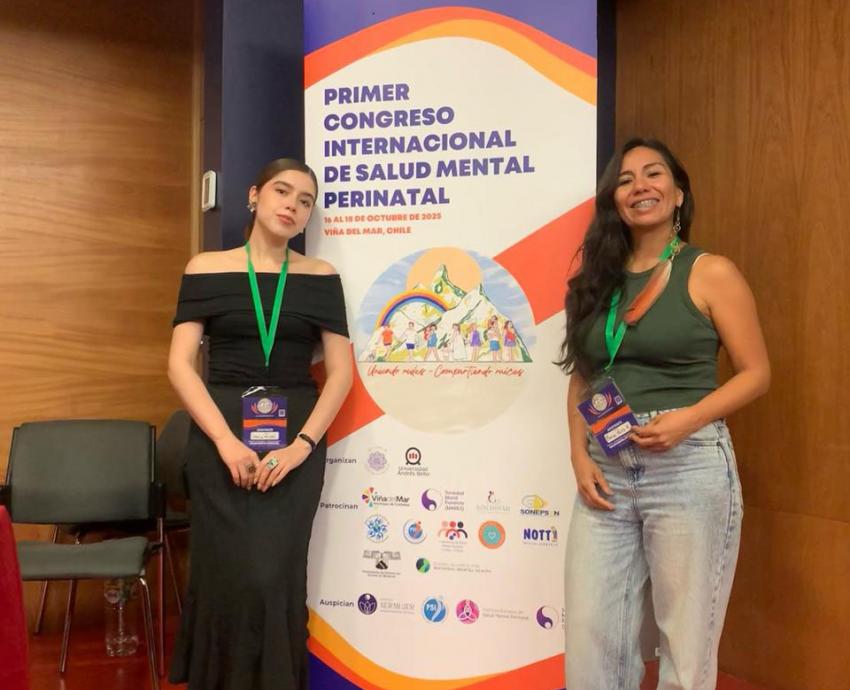 Reconocen en Chile a estudiante del CUNorte por investigación sobre salud mental en la maternidad