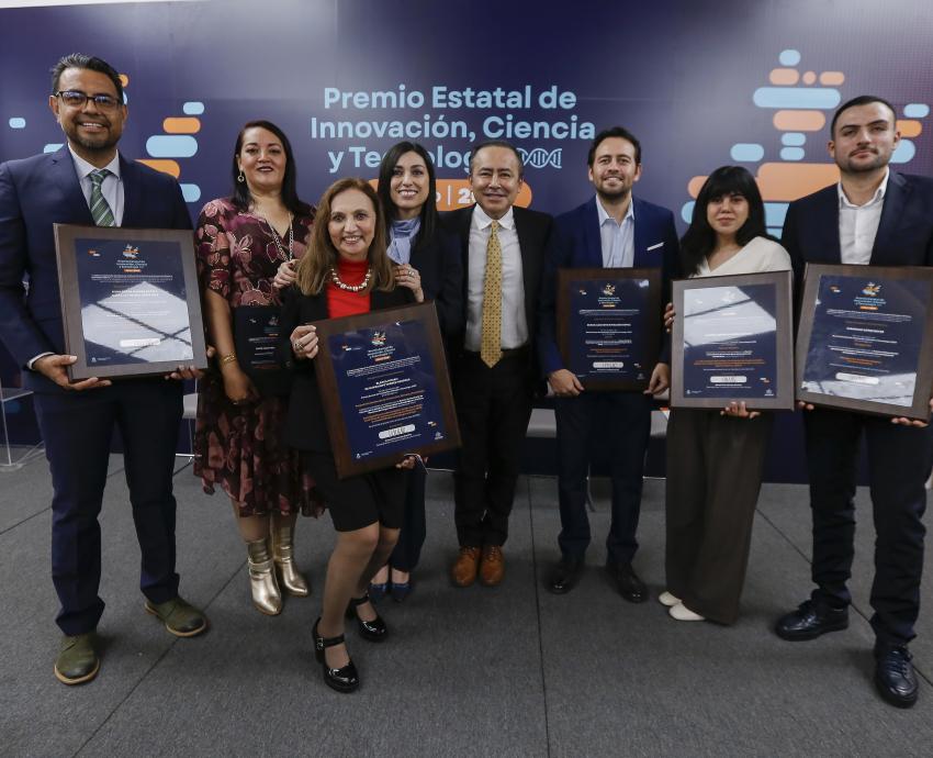 Universitarias y universitarios ganan Premio Estatal de Innovación, Ciencia y Tecnología 2025