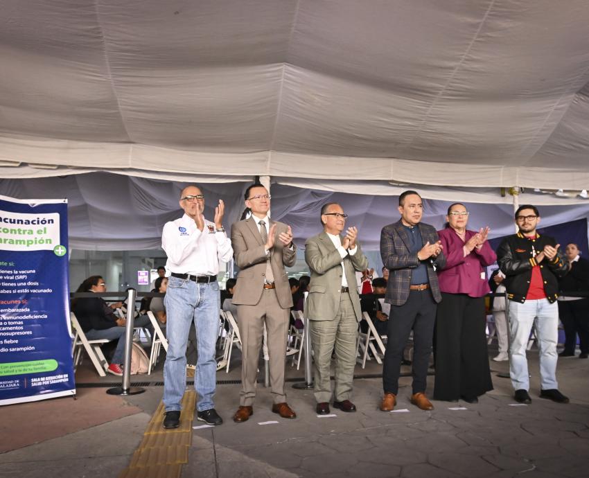 Inicia campaña de vacunación contra sarampión en la Universidad de Guadalajara 