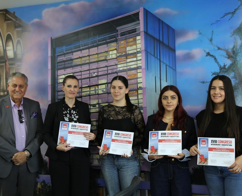 Ganan estudiantes del CUAAD segundo lugar en el XVIII Congreso Internacional de Interiorismo y Arquitectura de la SMI