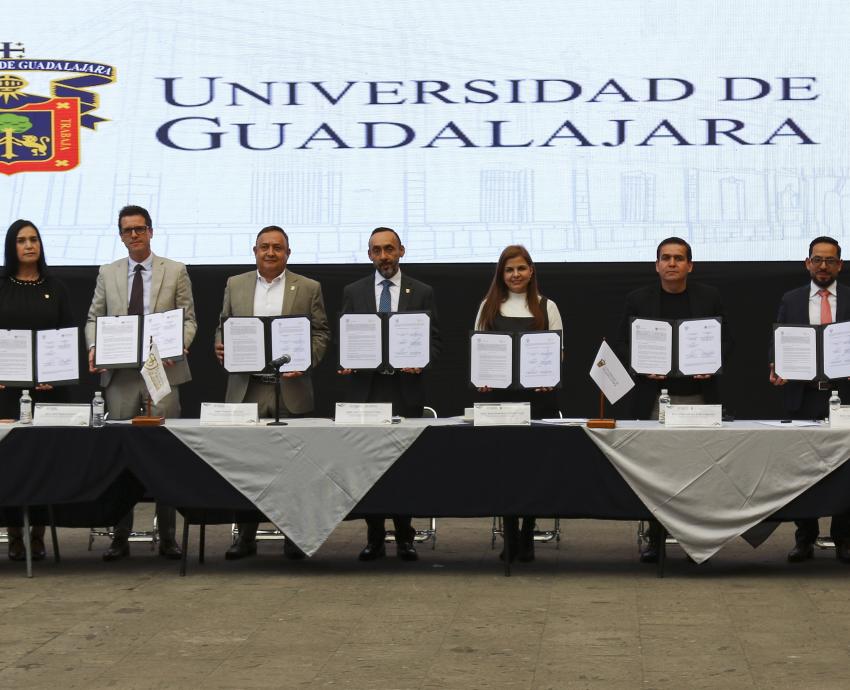 Firman convenio UdeG y Supremo Tribunal de Justicia de Jalisco