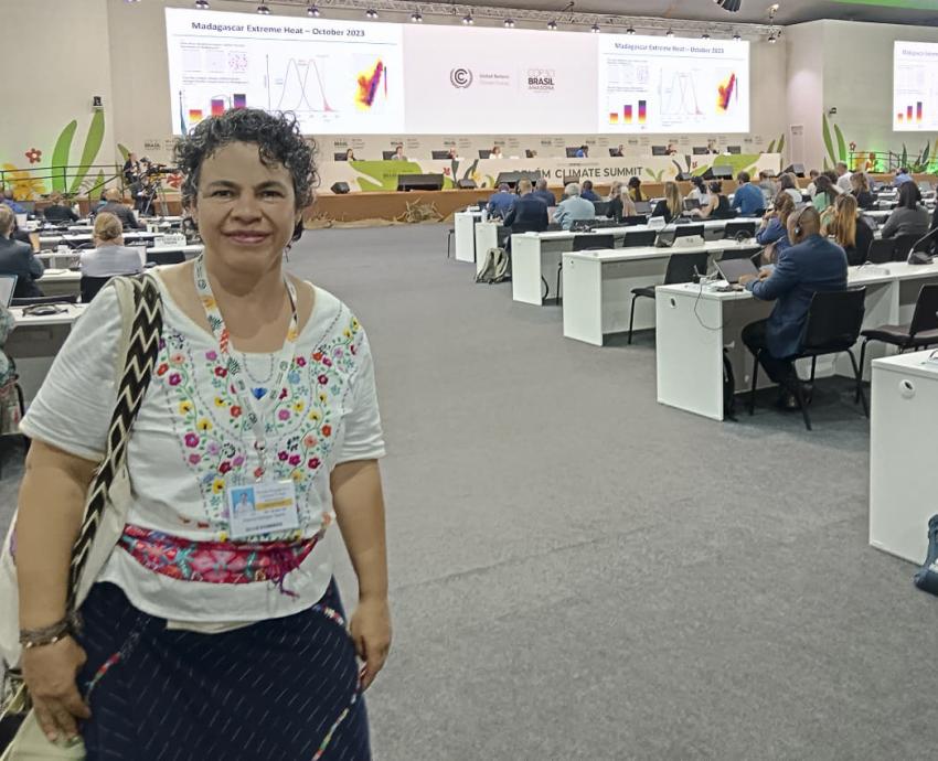 Académica del CUTlajomulco impulsa soberanía alimentaria en COP 30 de Brasil