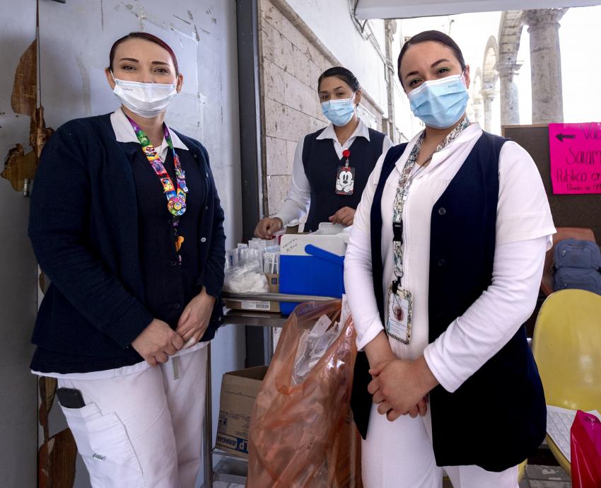 Invita HCG a módulos de vacunación contra el sarampión