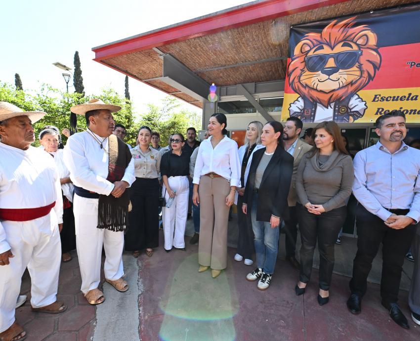 Rectora General inaugura 11 nuevas aulas en Preparatoria de Tuxpan 