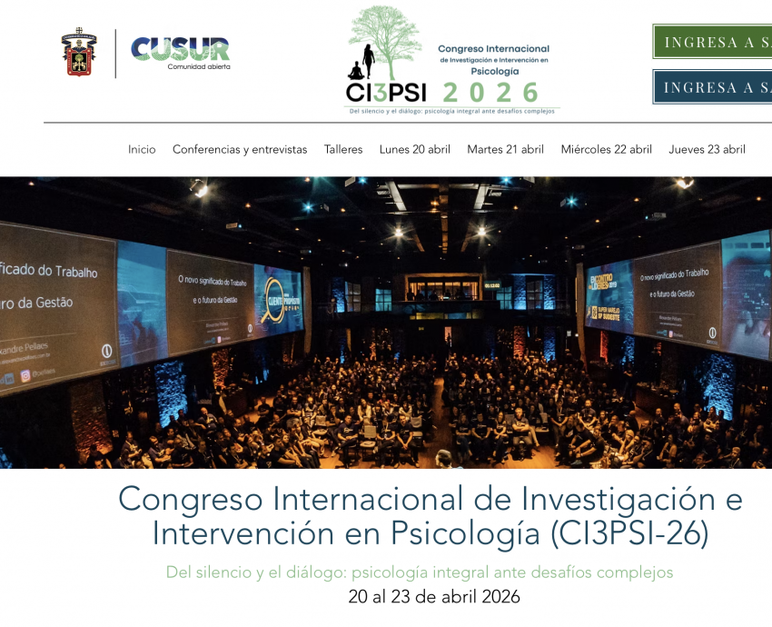 Psicología integral para tiempos complejos, en CUSur