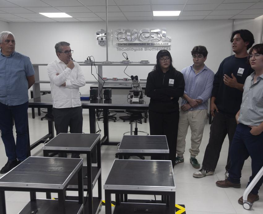 Inaugura CUGuadalajara laboratorio para impulsar innovaciones biomédicas