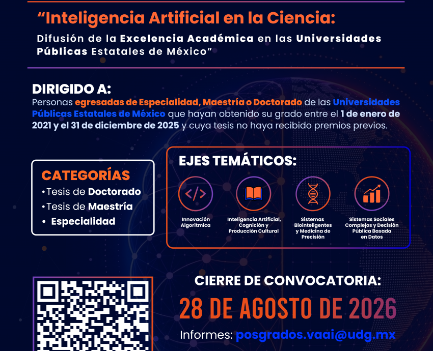 Amplían plazo para participar en el Concurso de Tesis de Posgrado 2026