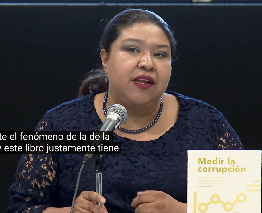 “Medir la corrupción”, para combatirla de forma eficaz: Nancy García Vázquez