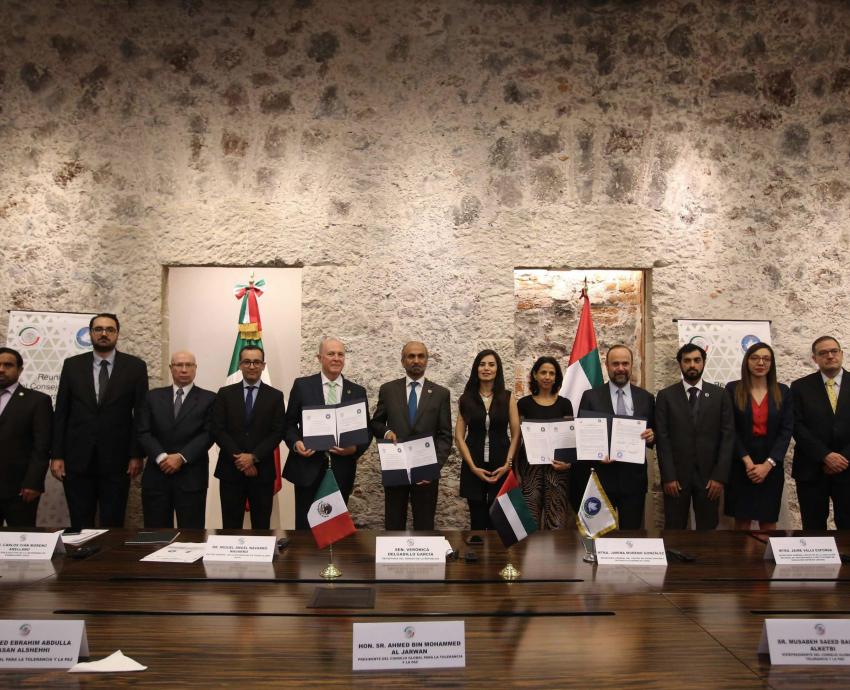UdeG firma Memorándum de Entendimiento con  el Consejo Global para la Tolerancia y la Paz
