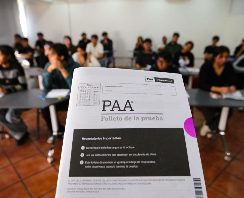 Presentan examen de admisión 96.32% de aspirantes de licenciaturas para el ciclo escolar 2026-B