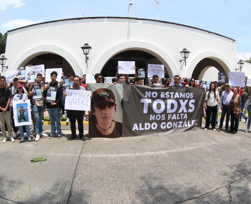 Exigen la aparición con vida de Aldo González