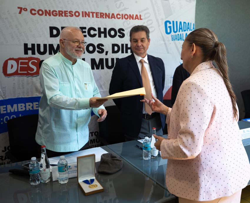 Disertarán en congreso sobre “Derechos humanos, derecho internacional humanitario y (Des) orden mundial”