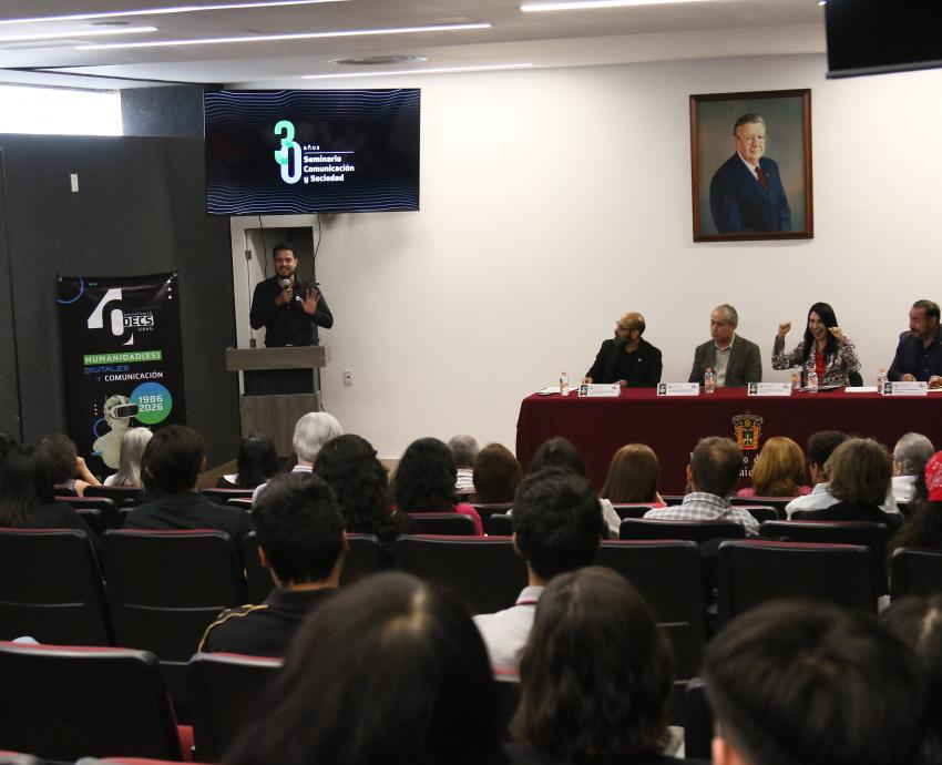 Inician festejos por los 40 años del Departamento de Estudios de la Comunicación Social