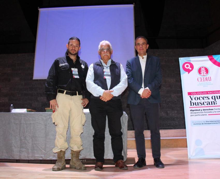MCA participa en coloquio para conmemorar el Día Internacional de las Víctimas de Desapariciones Forzadas