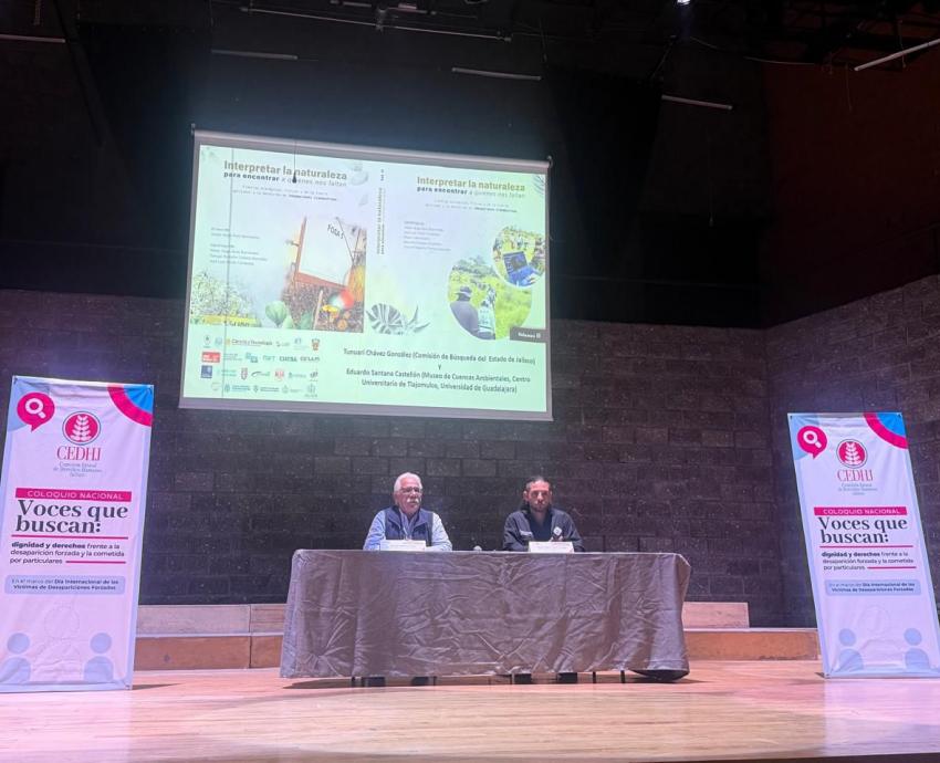 MCA participa en coloquio para conmemorar el Día Internacional de las Víctimas de Desapariciones Forzadas